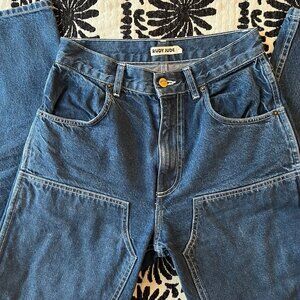 Rudy Jude Tumbled Classic Indigo Utility Jeans - Size 2